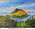 Summer Days at Tors Cove-1, Oil on Canvas